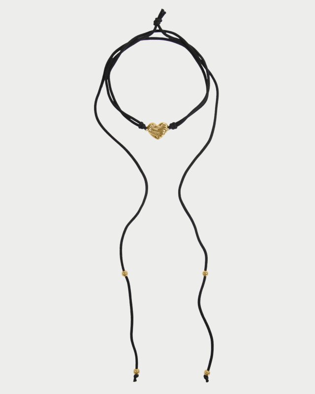 Choker tessuto Cuore Bold Small - gr-033 m4 au